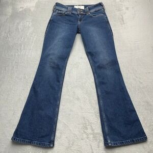 Hollister Low Rise Bootcut Jeans Dark Wash Women Size 26x28